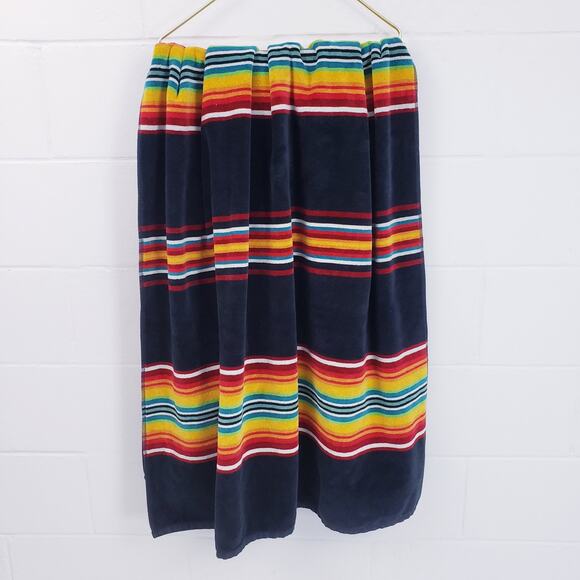 Pendleton Home Collection Oversized Beach Spa Towel Striped Aztec Colors 40"x70" - Picture 2 of 6